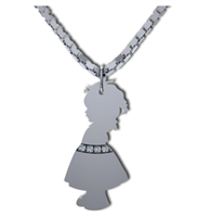 Collar Gemoro Mujer Bimbi in Oro blanco Diamante PB1686BIA - PB1686BIA